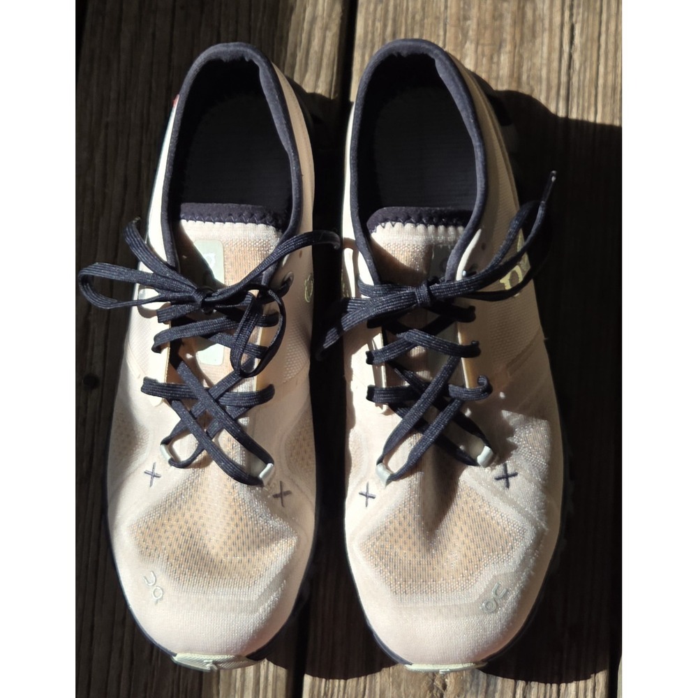 On Cloud X 3 Women's Training Running Shoes – Fawn/Magnet-Missing sole inserts!!